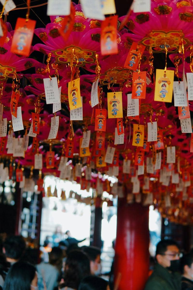 dekorasi imlek di Mall