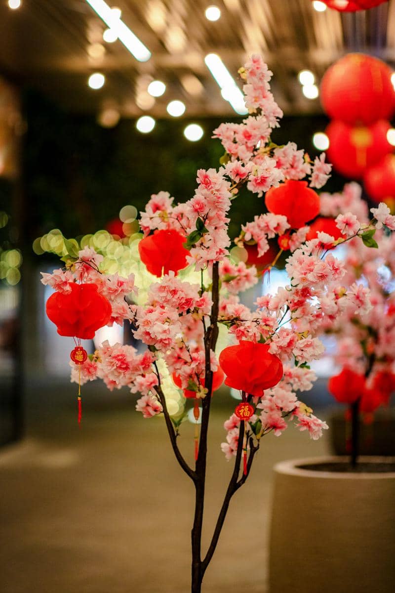 dekorasi imlek di Mall