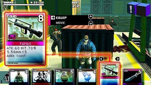 cuplikan Metal Gear Acid 2