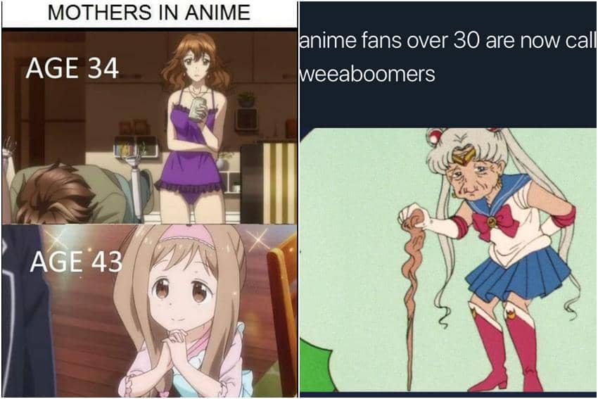 kolase meme anime umur 30-an