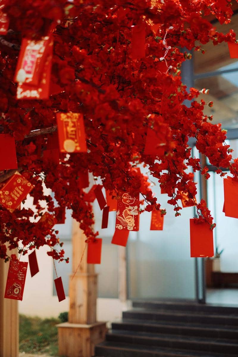 dekorasi imlek di Mall