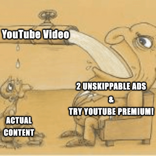 meme iklan YouTube