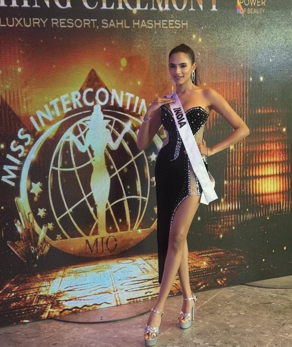 potret Shraddha Patel, Miss Intercontinental India 2025 