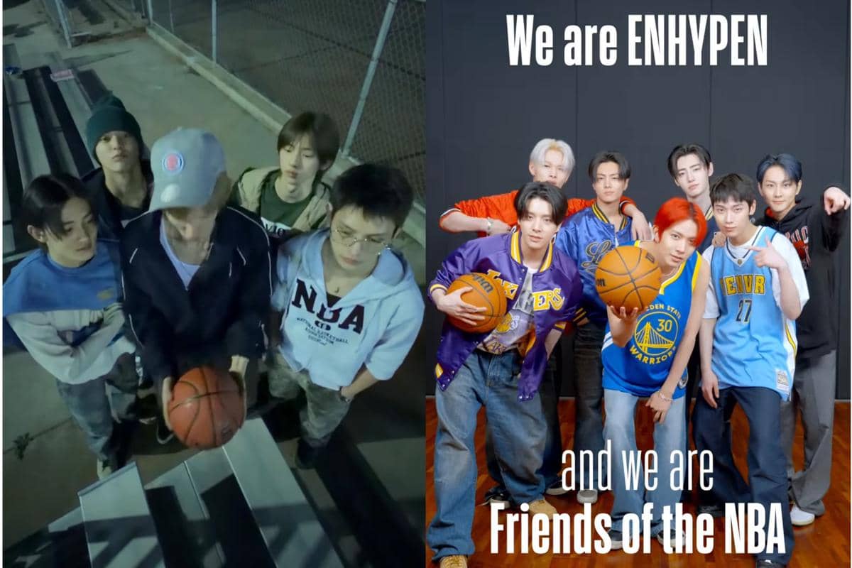 CORTIS dan ENHYPEN sebagai Friends of NBA