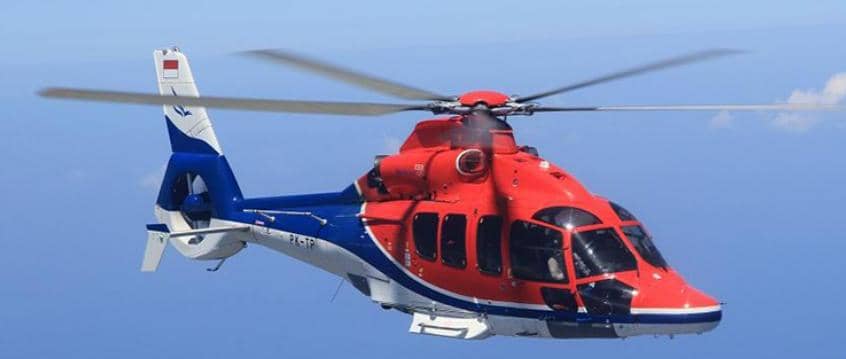 Helikopter Airbus EC 155 B1 milik Indonesia Air Transport. (dok. indonesia-air.com)