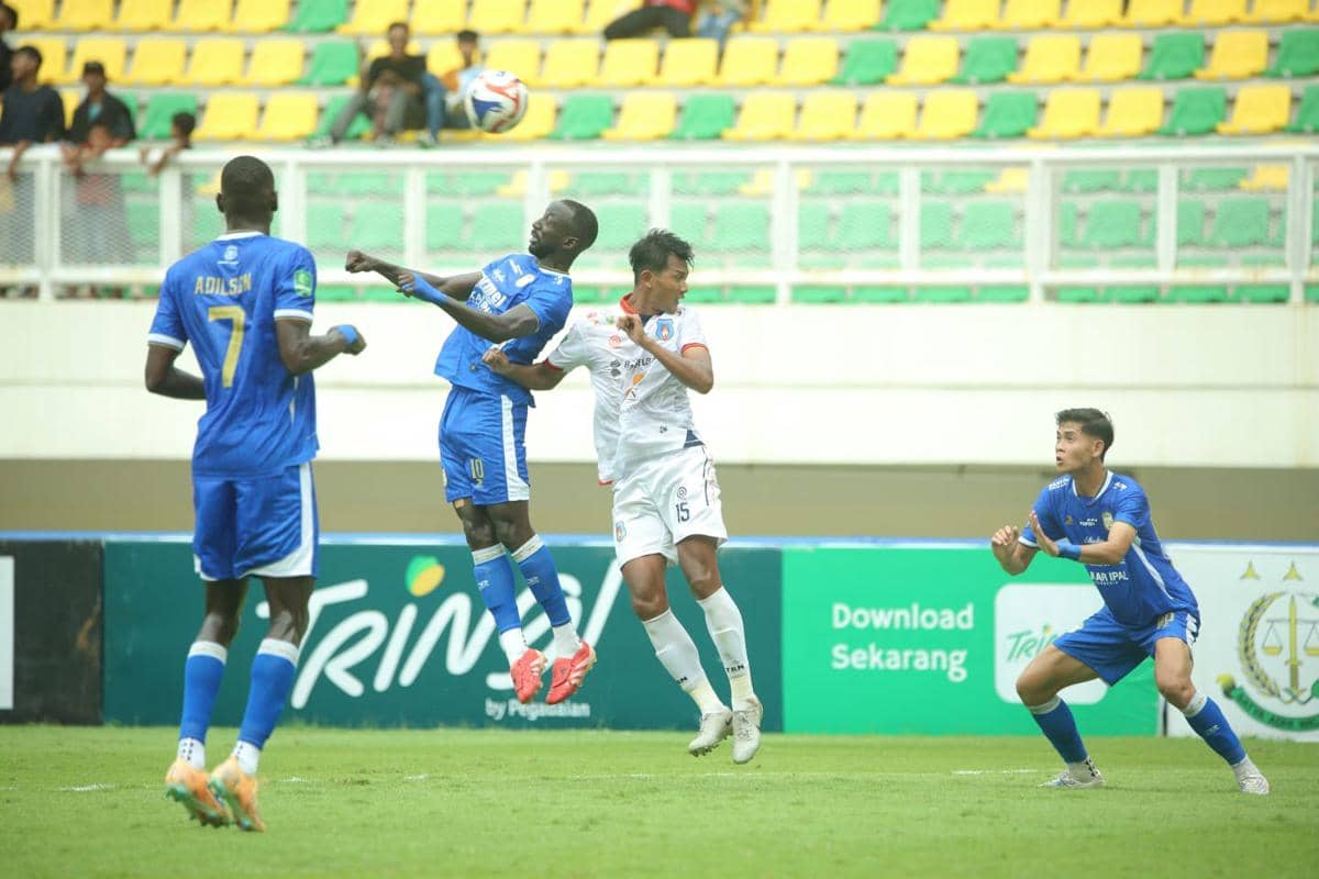 Laga Pegadaian Liga 2 antara Sumsel United menghadapi Adhyaksa FC Banten