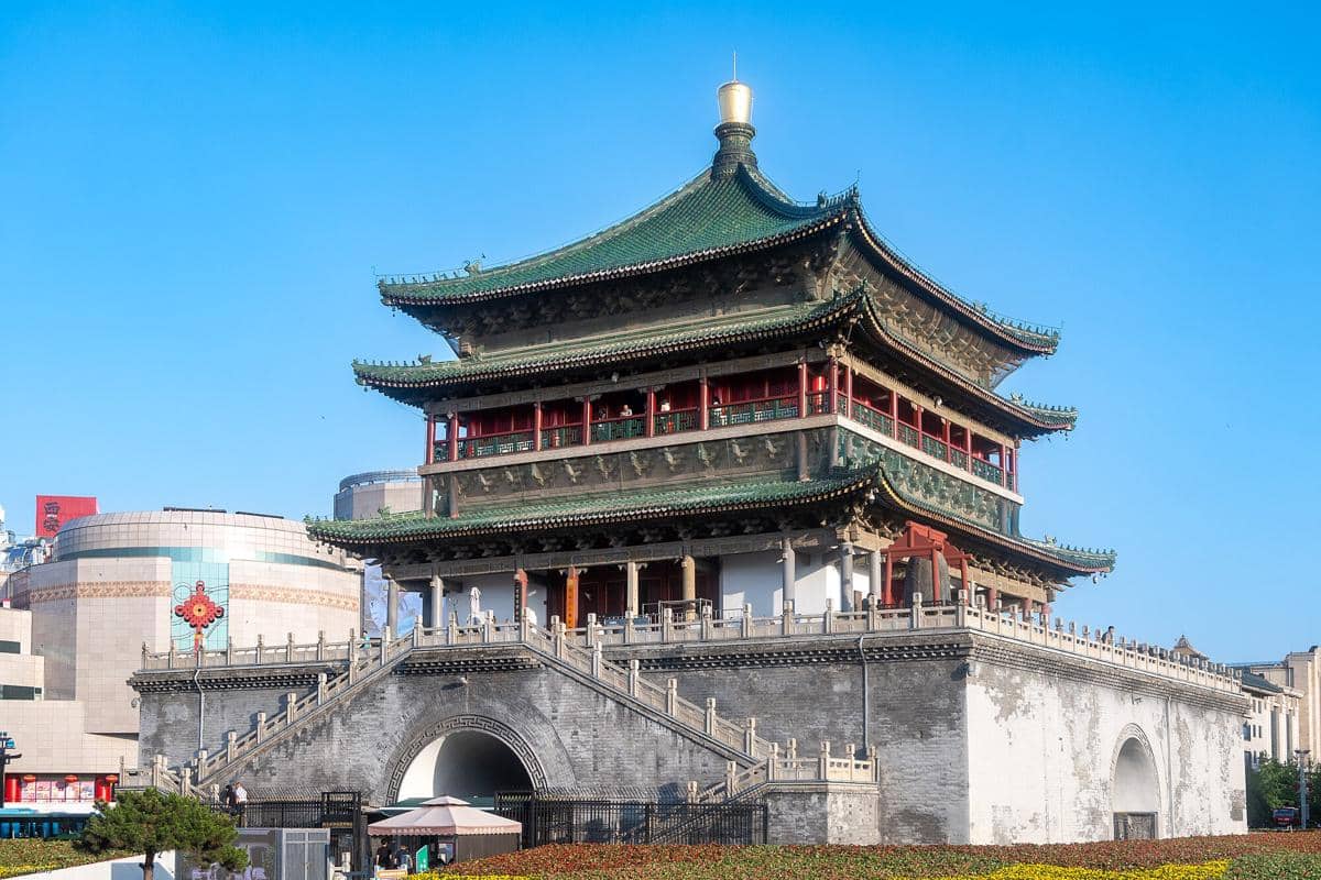 potret Bell Tower of Xi'an