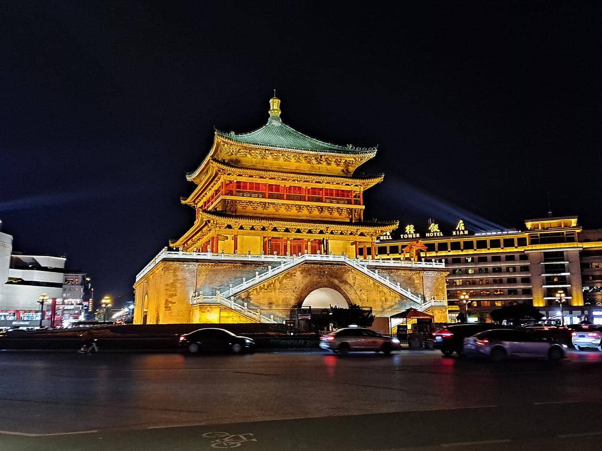 potret Bell Tower of Xi'an