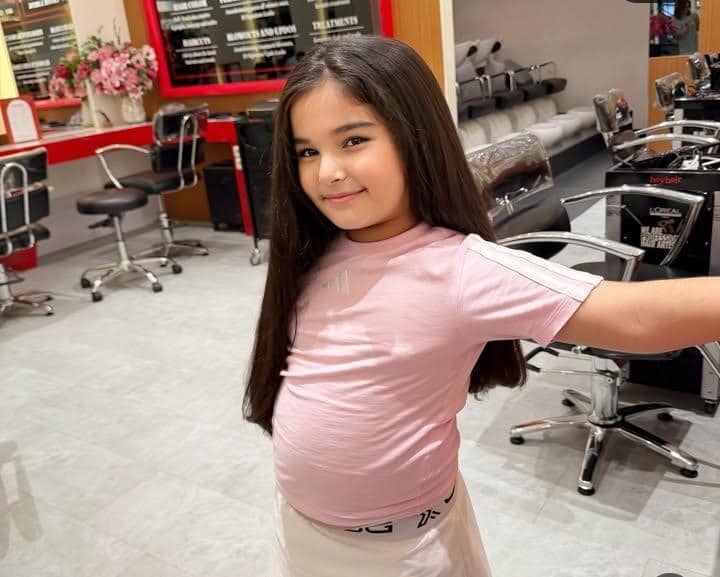 Maryam, anak Tasya Farasya pertama kali potong rambut