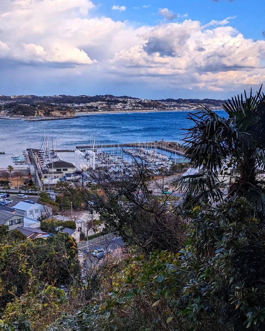 pemandangan di Pulau Enoshima 