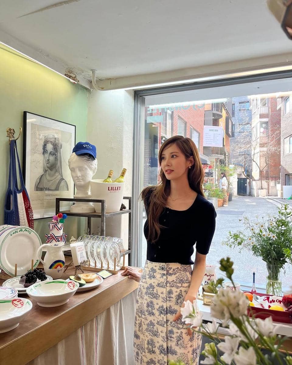 referensi gaya kasual chic ala Seohyun SNSD