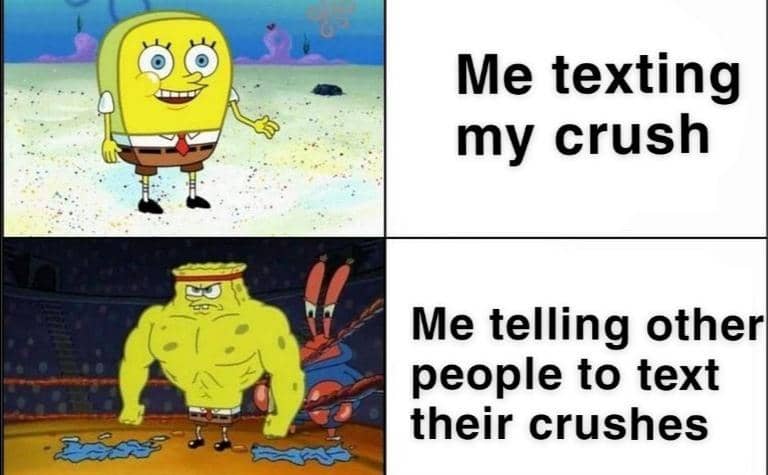 meme kartun tentang gebetan