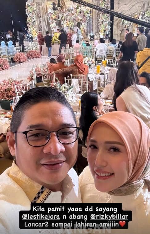 Tamu Artis di Acara 7 Bulanan Lesti Kejora (instagram.com/lestikejora)