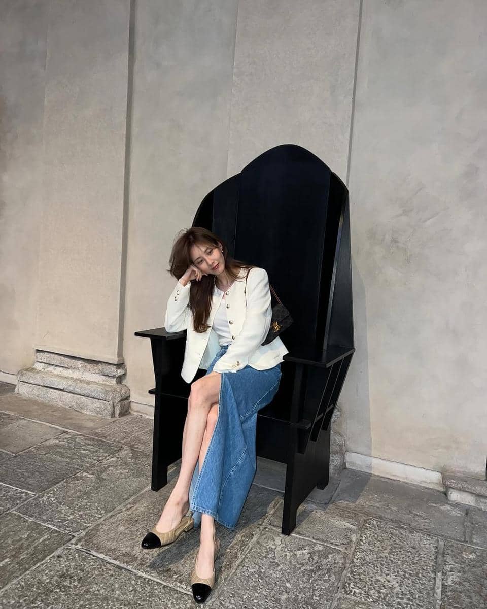 referensi gaya kasual chic ala Seohyun SNSD