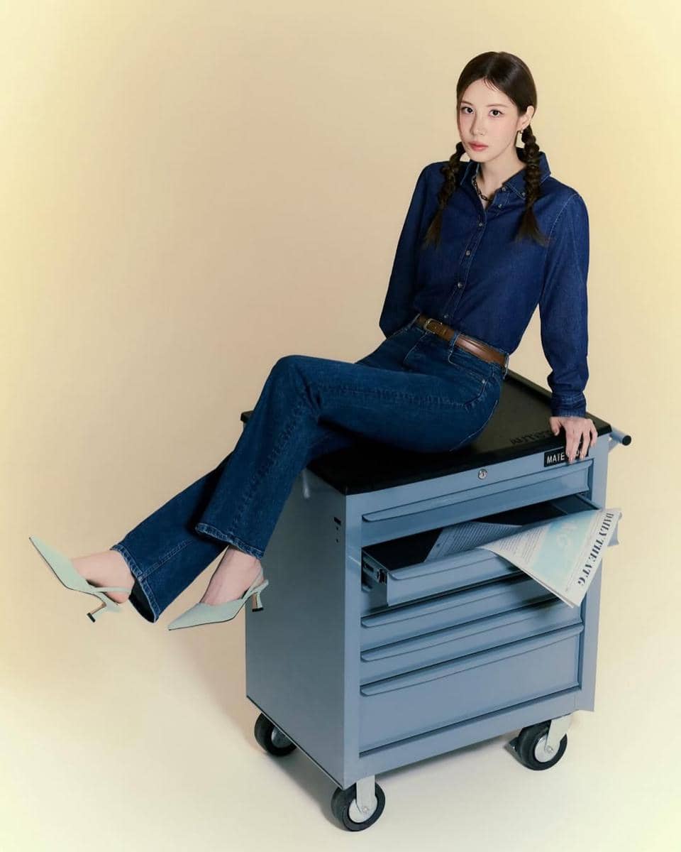 referensi gaya kasual chic ala Seohyun SNSD