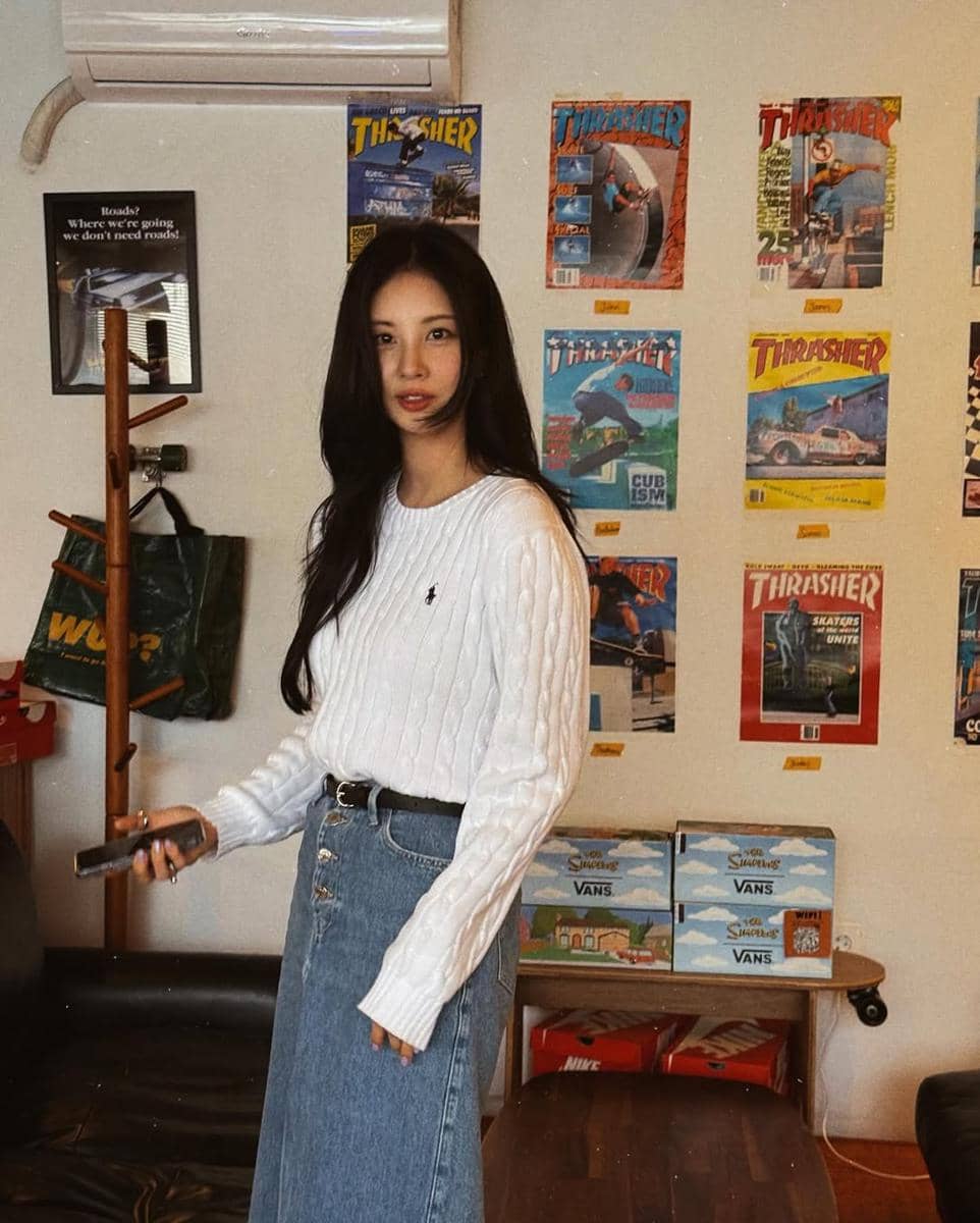 referensi gaya kasual chic ala Seohyun SNSD