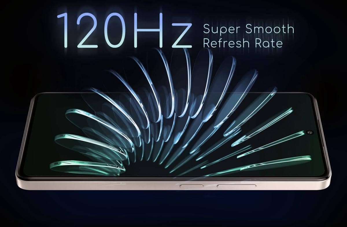 ilustrasi layar 120Hz milik Lava Blaze Duo 3 