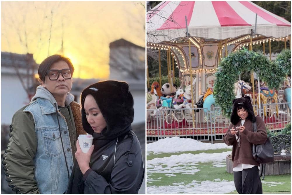 Keluarga Dewi Gita liburan awal tahun 2026 ke Jepang