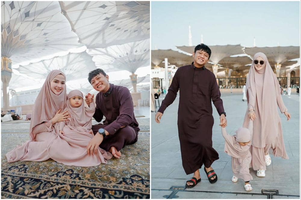 Keluarga Denny Caknan di Masjid Nabawi