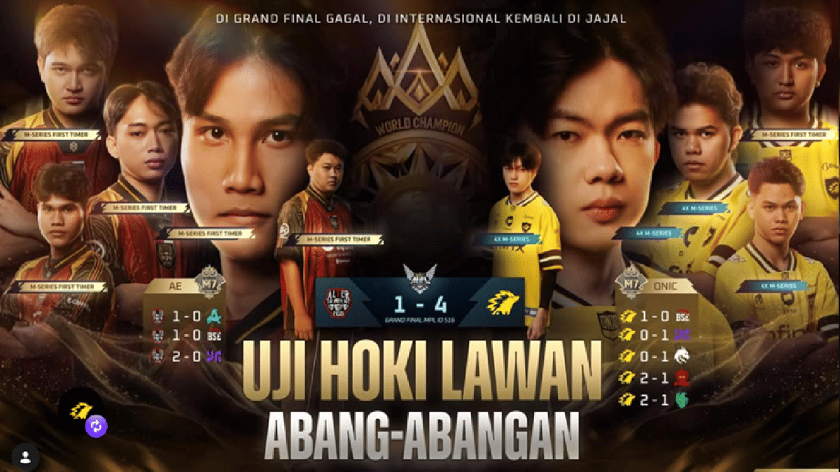 hasil ONIC dan AE di MPL ID S16 dan M7