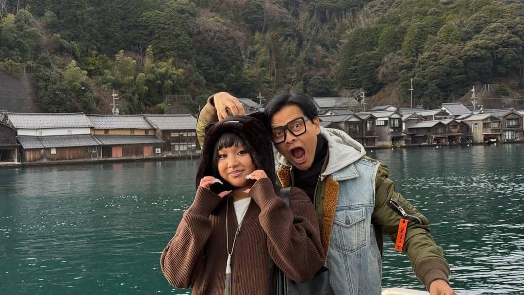 Keluarga Dewi Gita liburan awal tahun 2026 ke Jepang