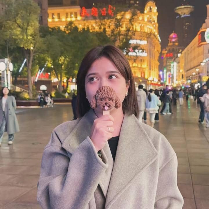 Brisia Jodie dan Jonathan Alden liburan ke Shanghai.