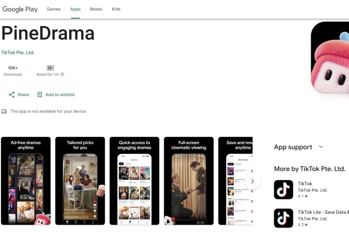 aplikasi PineDrama di Google Play