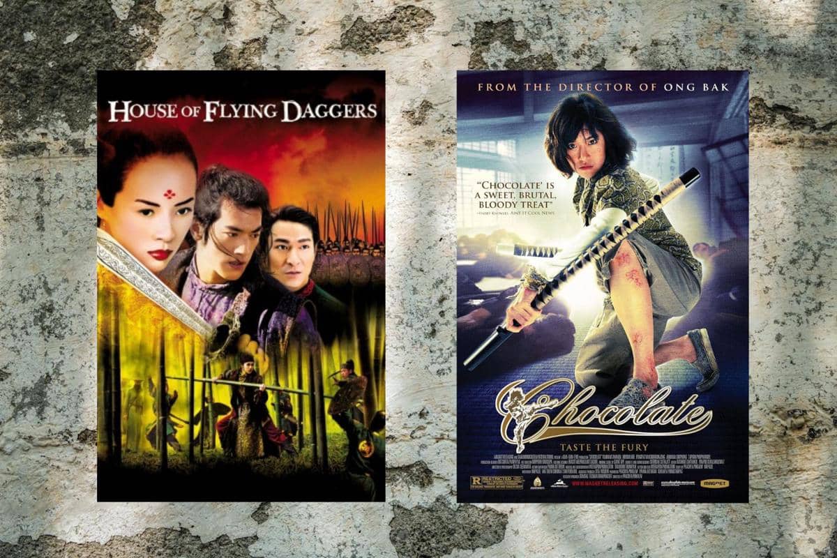 poster film House of Flying Daggers dan Chocolate