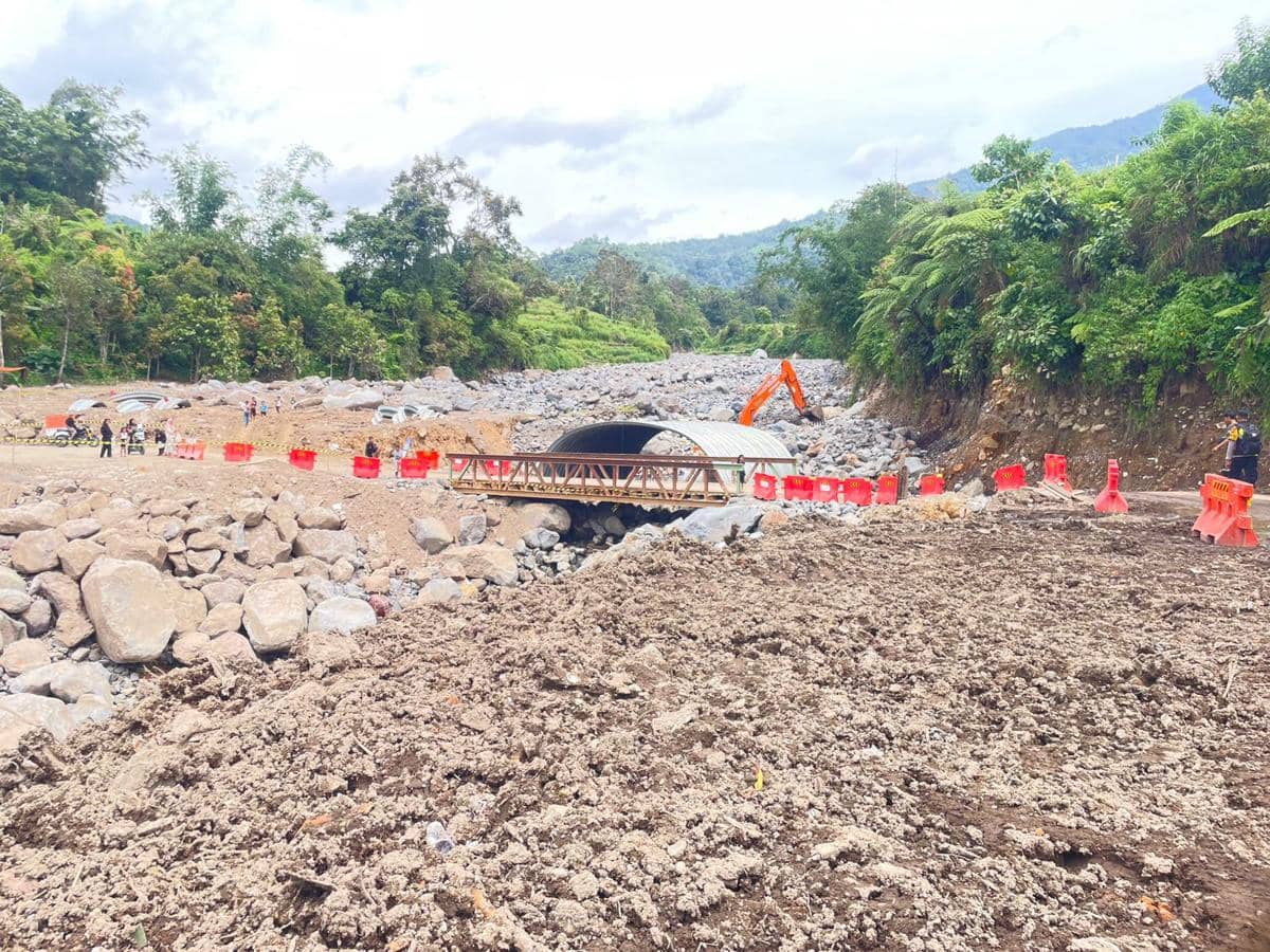 Keadaan Jalan di Malalak usai penanganan oleh pemerintah (Foto: IDN Times/Halbert Caniago)
