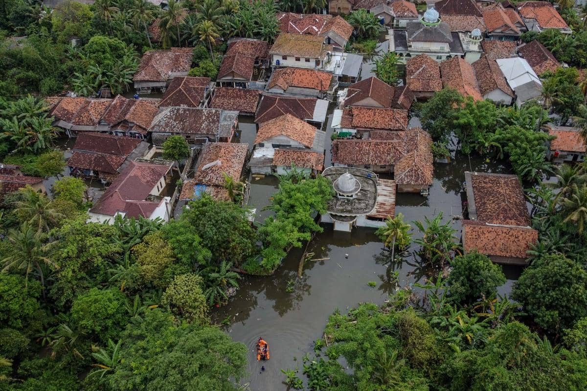 Banjir melanda wilayah Kabupaten Serang pada pertengahan Januari 2026 