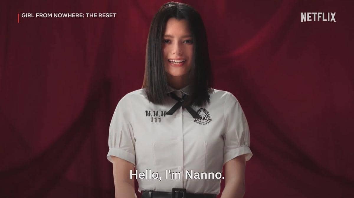 Becky Armstrong sebagai Nanno di Girl from Nowhere