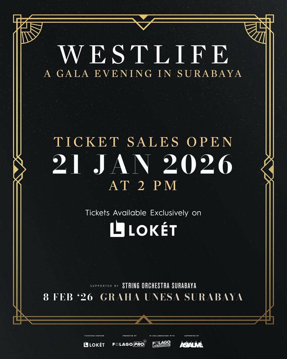 harga tiket konser orkestra Westlife di Surabaya 2026