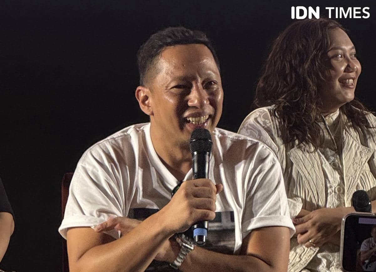 momen konferensi pers Esok Tanpa Ibu