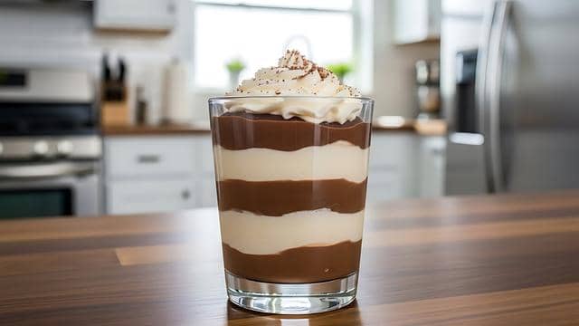 ilustrasi puding roti zebra 