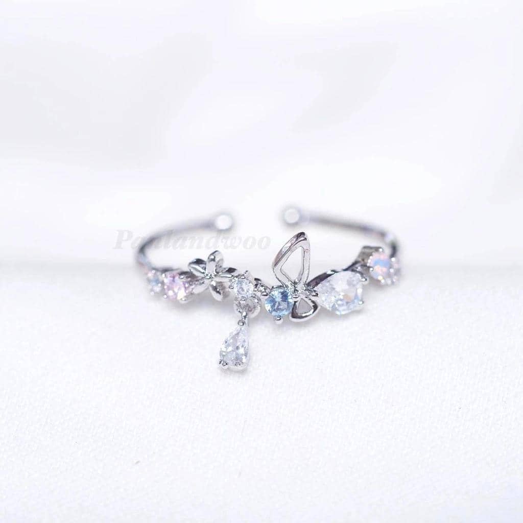 Panlandwoo cincin rhodium wanita Julie