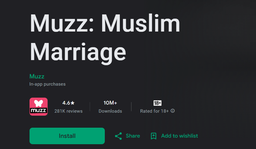 aplikasi Muzz: Muslim Marriage