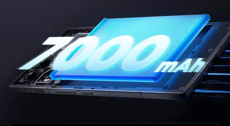 ilustrasi kapasitas baterai nubia REDMAGIC 11 Air