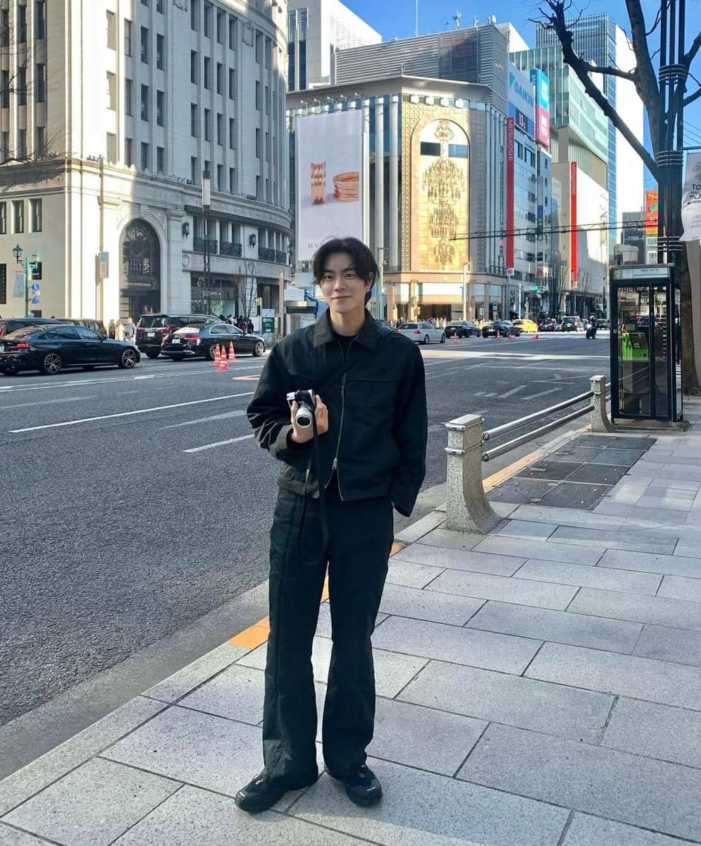 inspirasi mix and match ala Hong Jong Hyun