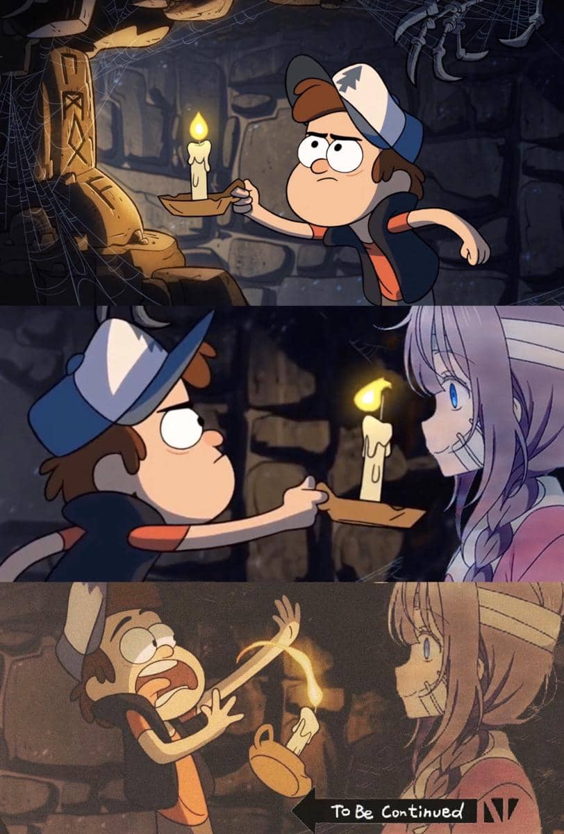 meme anime tentang tante