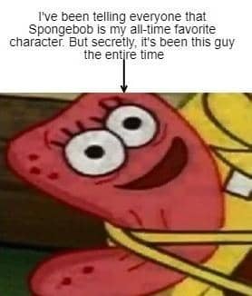 meme SpongeBob tentang lidah