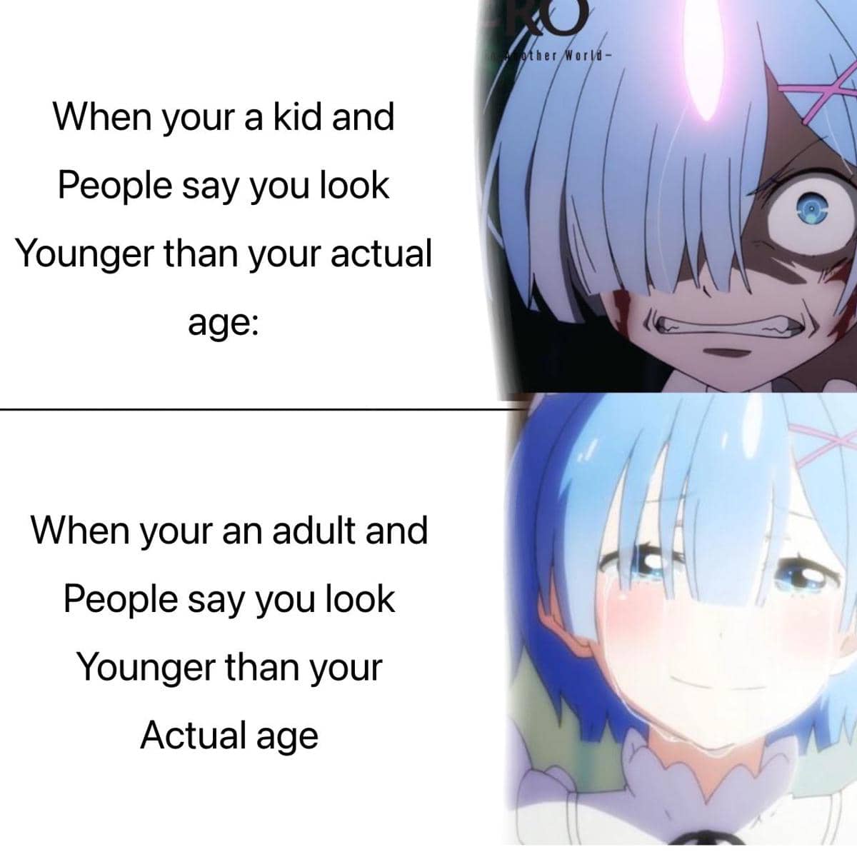 meme umur dalam anime