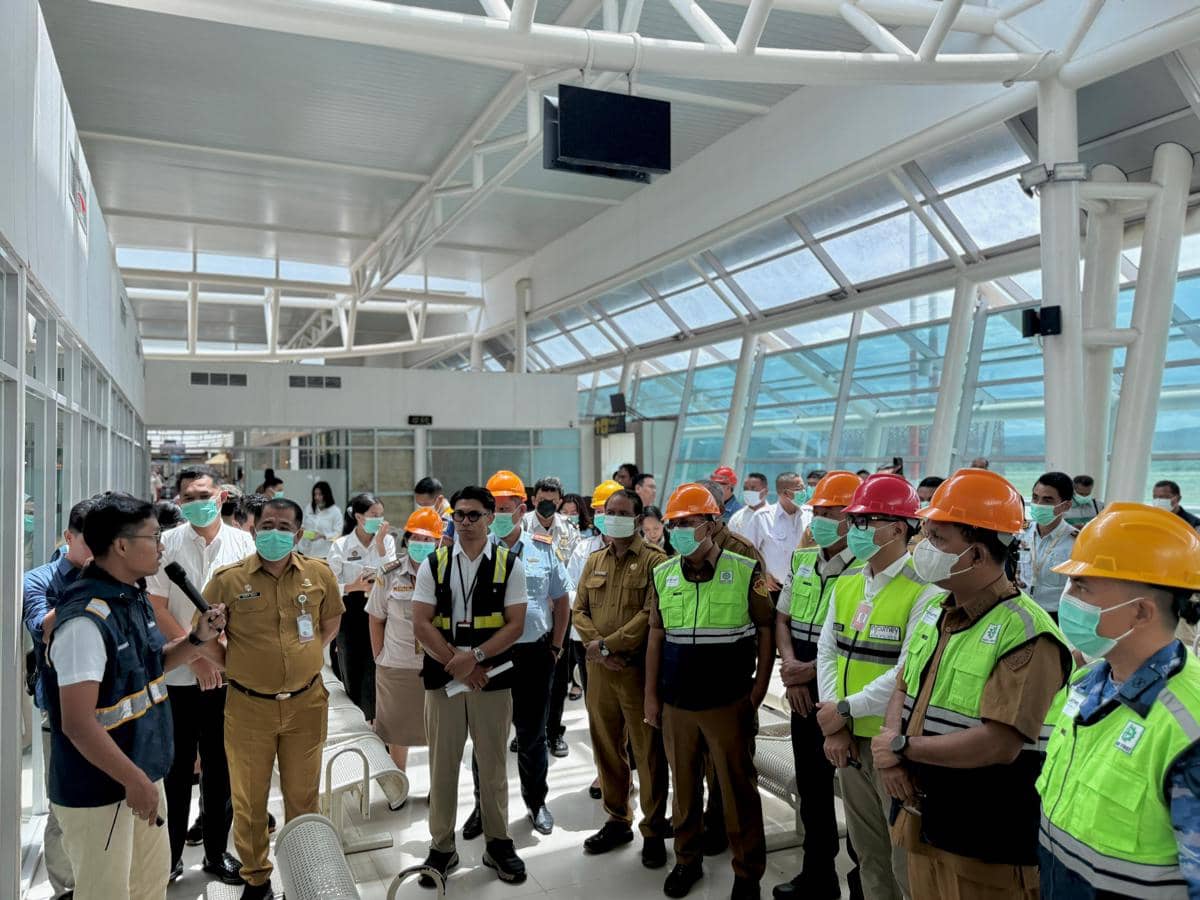 Peninjauan fasilitas penerbangan internasional di Bandara El Tari Kupang. (Dok PT Angkasa Pura Bandara El Tari Kupang)