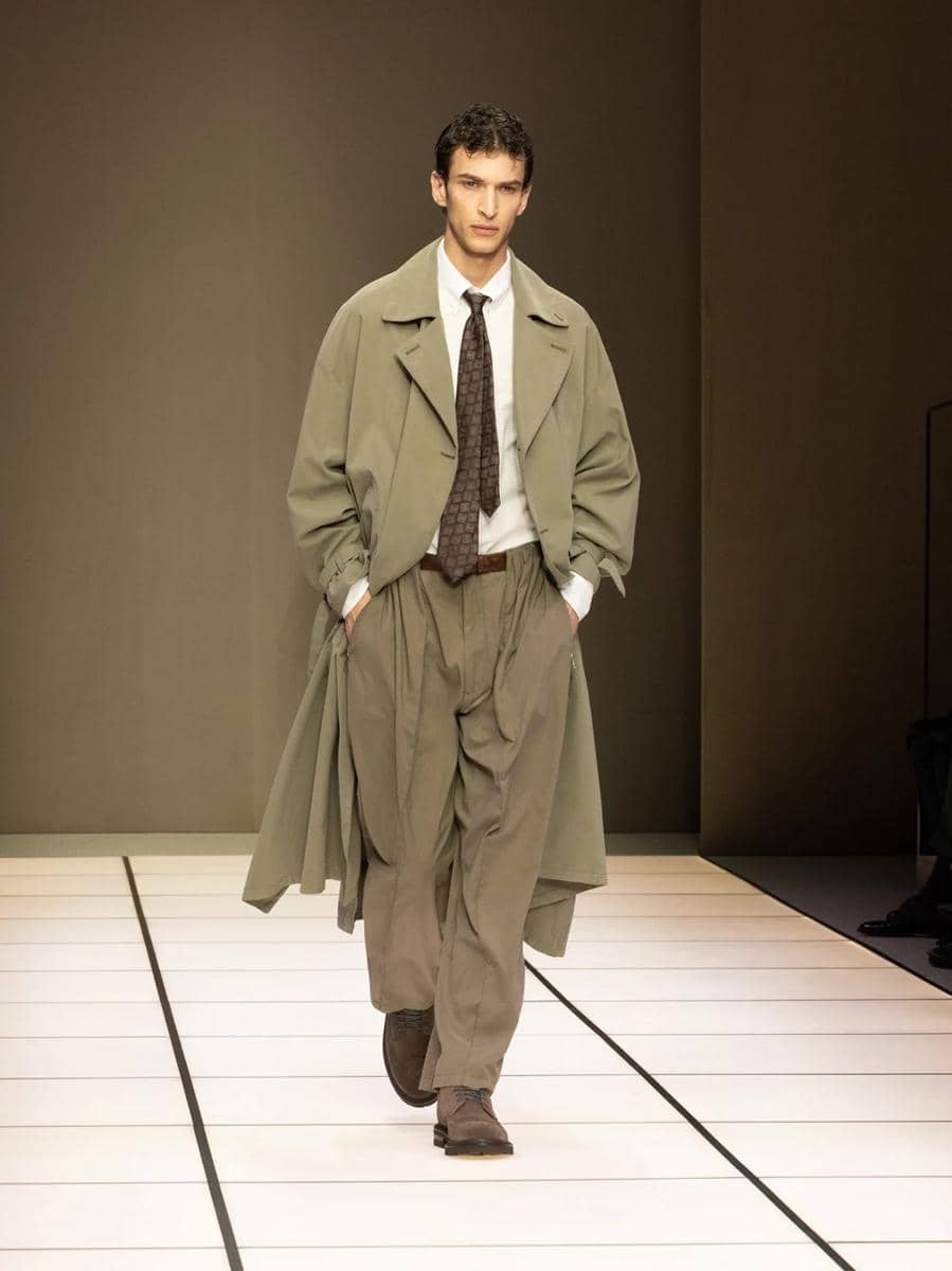Koleksi Giorgio Armani FW26 di Milan Fashion Week Menswear