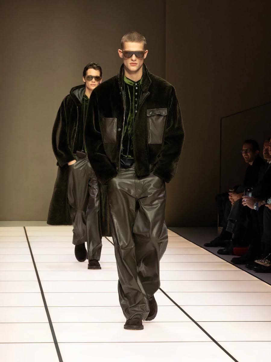 Koleksi Giorgio Armani FW26 di Milan Fashion Week Menswear