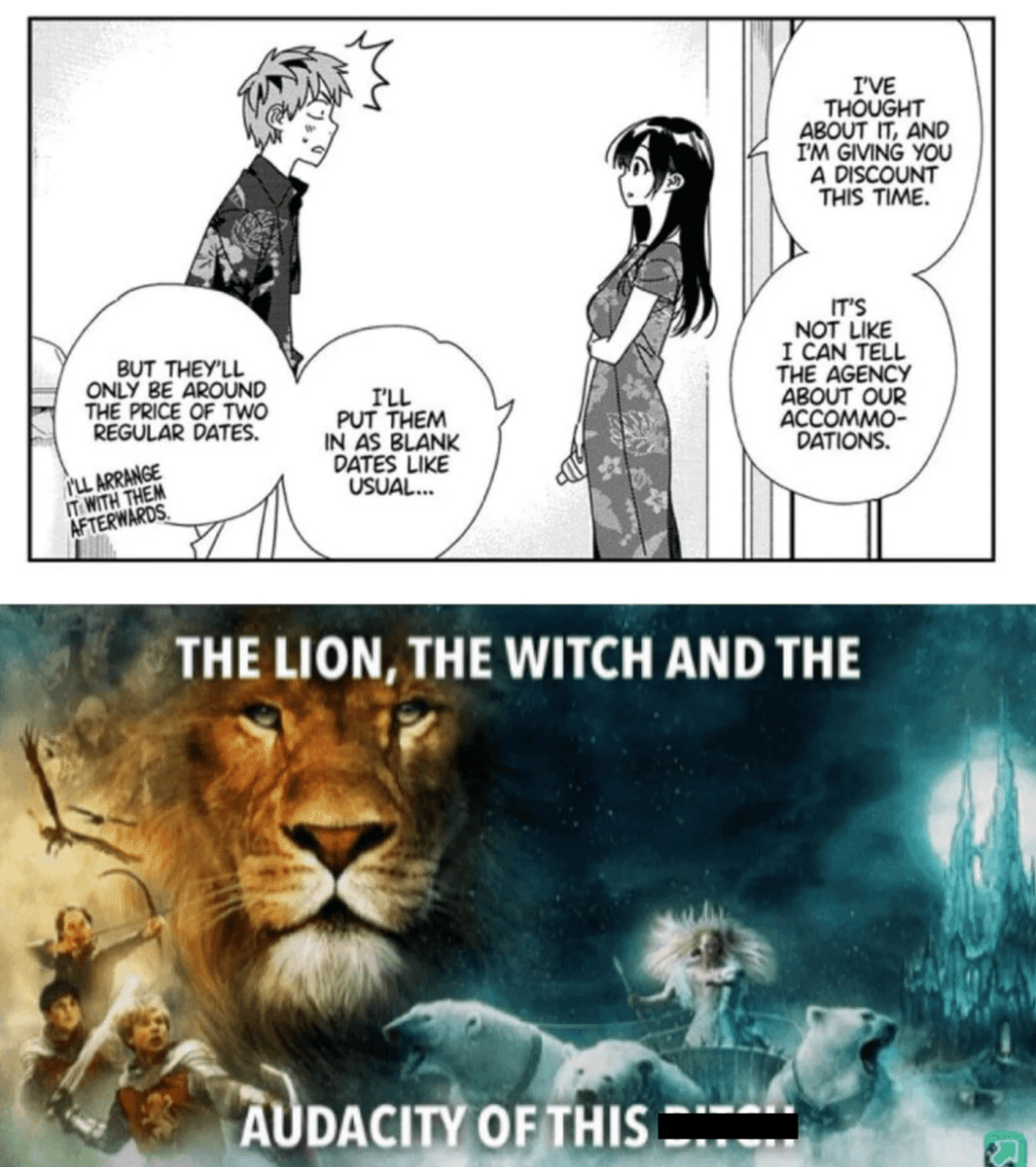 meme anime tentang singa