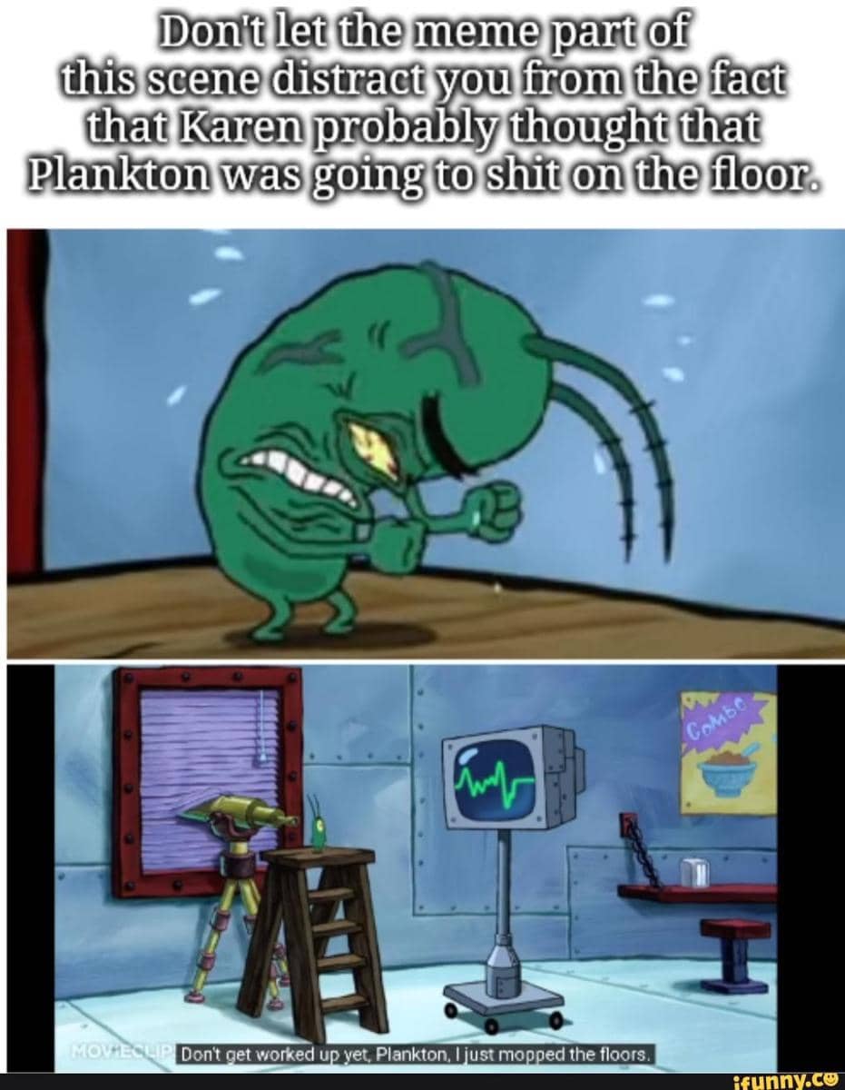 meme Plankton dan Karen