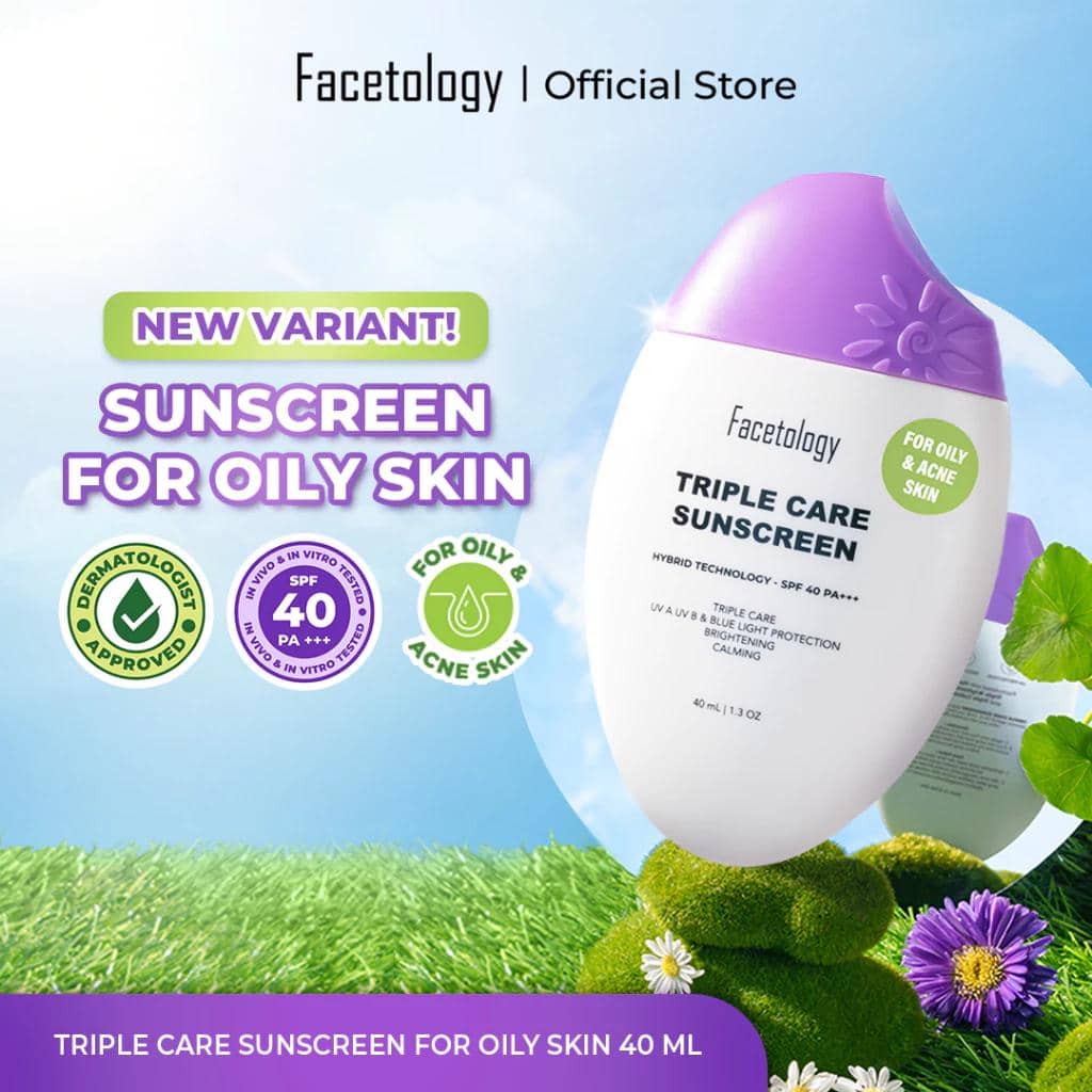 Facetology Triple Care Sunscreen Tinted SPF 50 PA++++