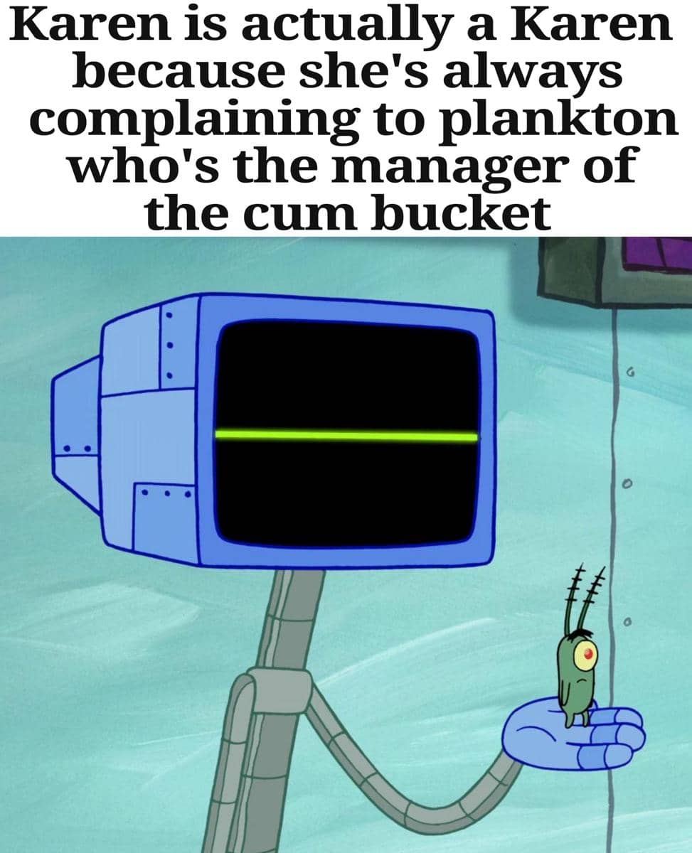 meme Plankton dan Karen