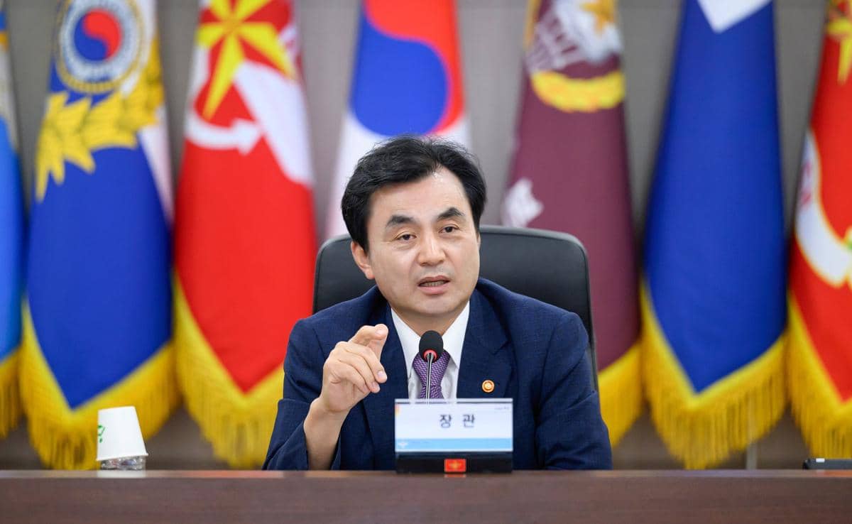 Menteri Pertahanan Korea Selatan, Ahn Gyu-back. (twitter.com/ROK_MND)