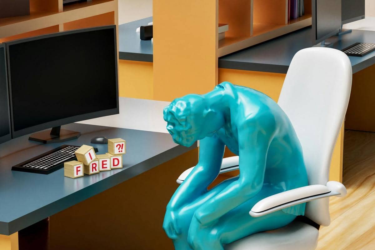 ilustrasi pemecatan.